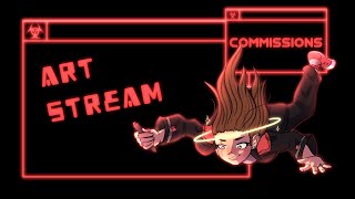 ART STREAM | Working on Commissions and maybe a rebrand?? [LIVE]