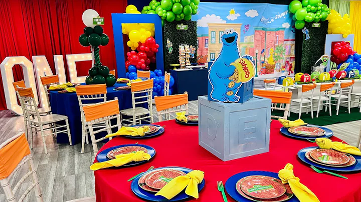 Sesame Street 1st birthday party ideas