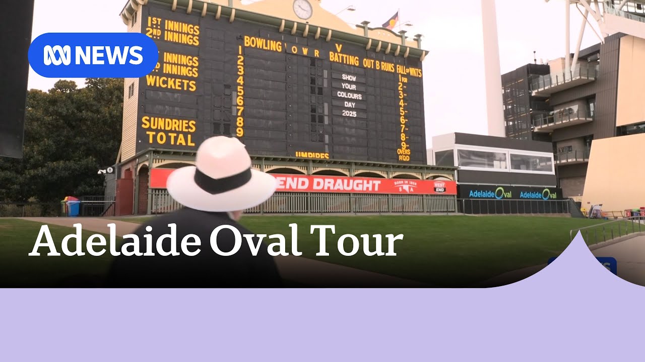 Behind the scenes tour of the Adelaide Oval | ABC News