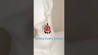 Paper Quilling Earrings/Handmade Jewelry #handmade #diy