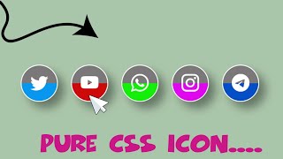 AMAZING ICON USING HTML CSS |DO YOU KNOW THIS DESIGN@pinkweb0