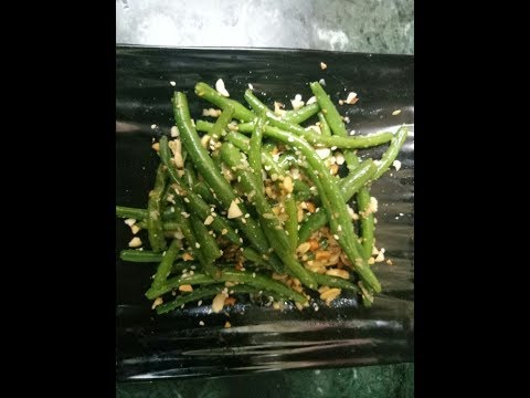 Salads - Healthy Asian Green Beans Salad- Healthy Eating - Quick bites