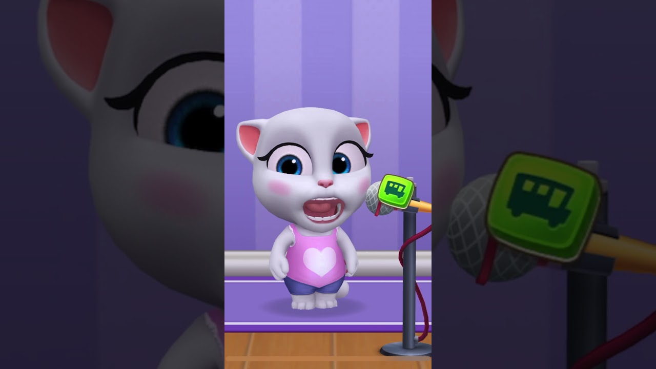 Angela sings Game On Glitter Girl (requested by Talking Tom Hano 2) 🎮 🔛