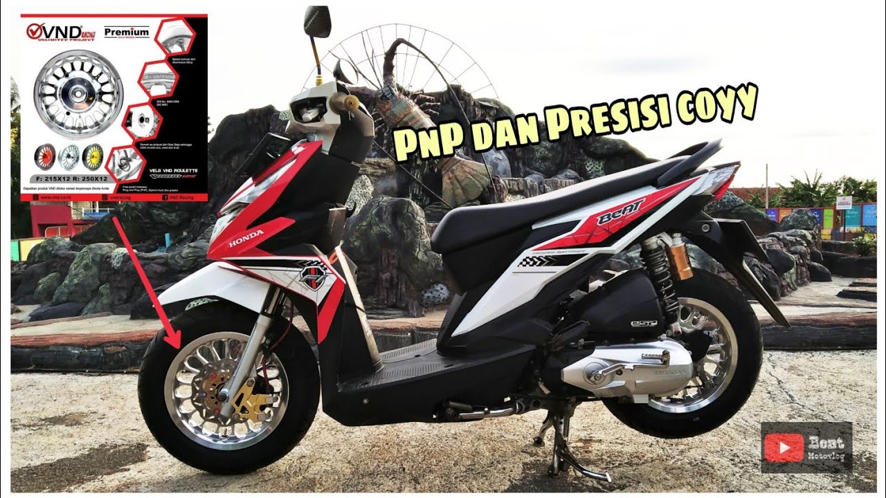 Modifikasi Honda Beat Fi Babylook Pake Velg Ring 12 Scoopy New By Beat Motovlog