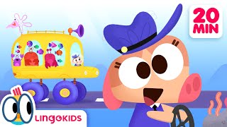 WHEELS ON THE BUS under the SEA   More Aquatic Songs for Kids! 🌊 | Lingokids