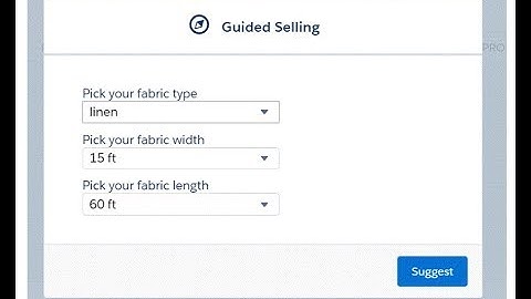 Salesforce CPQ Guided Selling
