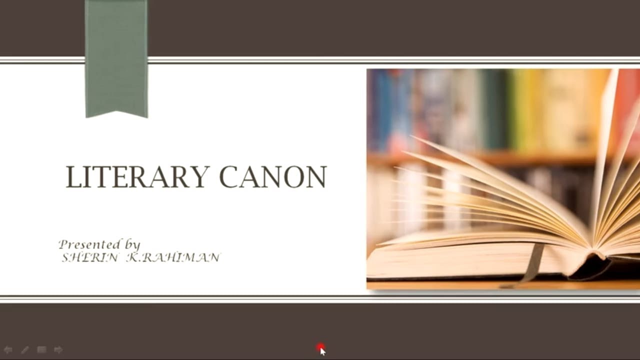 what is the canon of literature