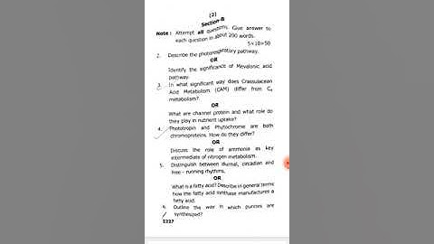 RMLAU MSc Previous Botany All Papers PYP 2022 #spiritualextremity #rmlau #rmlaunewstoday #viralvideo