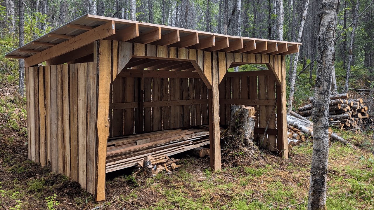 Постройте сарай ДО того, как построите домик.