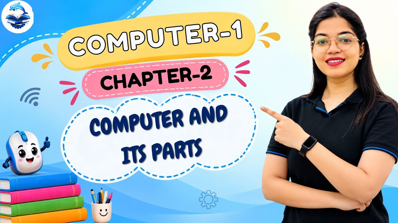 DOLPHIN BOOK INDIA | COMPUTER-1 | CH-2 : COMPUTER AND ITS PARTS - YouTube