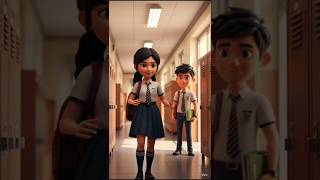 30 Second School Love Story# Cute School Crush#corridor love Story#lovestory#shortvideo #schoollove