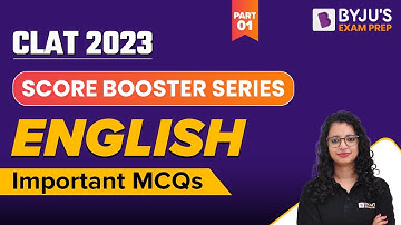 English Practice Questions | CLAT 2023 English Preparation | Part 1 | BYJU’S Exam Prep