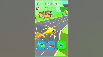 Shape shifting2 game level #1408  hyper casual game #shapeshifting  #gameplay #gaming #shortvideo...