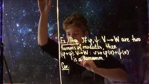 Lecture 14. Homomorphisms of modules