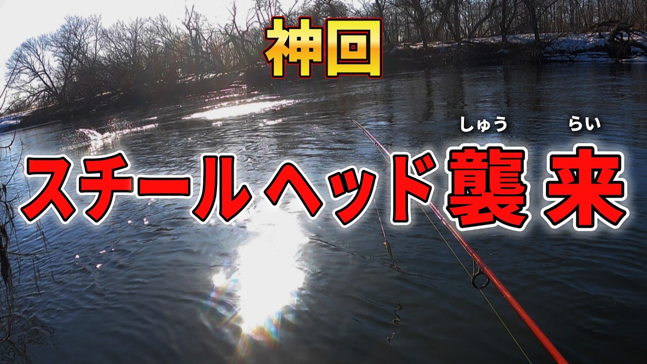 【神回】まさかのここでスチールヘッド!?真冬に兄は大爆釣！６０㎝UP連発。逆転に次ぐ大逆転劇！！