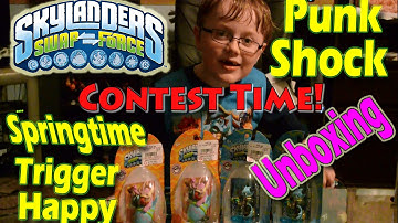 [Closed] Skylanders Swap Force Unboxing (CadenYurk Unboxes Springtime Trigger Happy and Punk Shock)