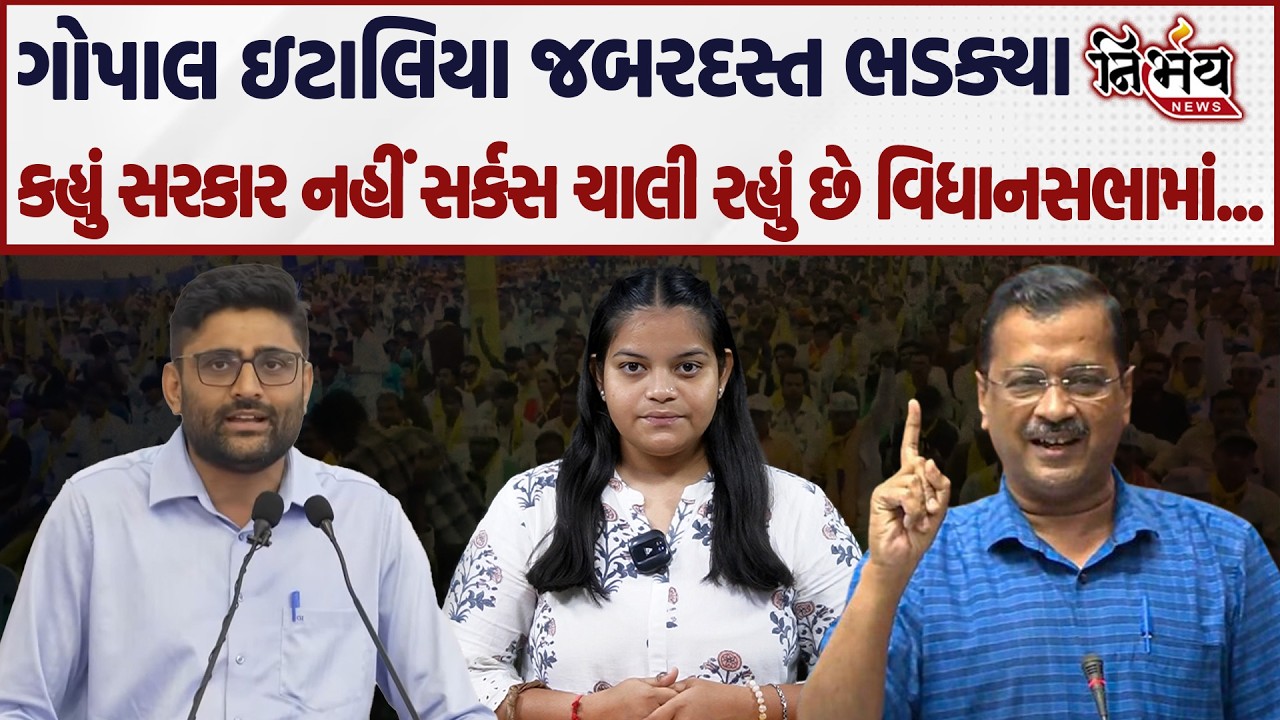 Gopal Italia એ ભાજપનો જોરદાર ઉધડો લીધો, જુઓ શું બોલ્યા! | Arvind Kejriwal | AAP | Chaitar Vasava |