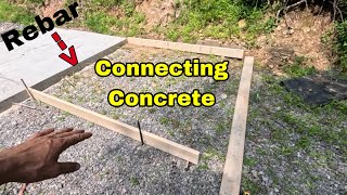 Connecting Concrete Pads