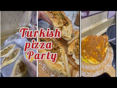 How I Make Turkish Pizza Platter || lahmacun recipe