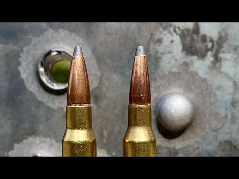 7mm-08 vs 308 : Pas ce à quoi je m'attendais sur de l'acier doux