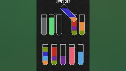 Water Sort Puzzle Level 252 | Level 252