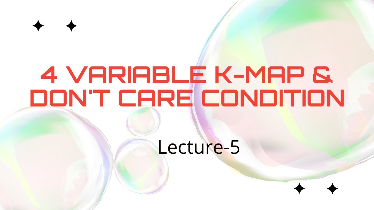 5 variable K map & Don't care condition - YouTube