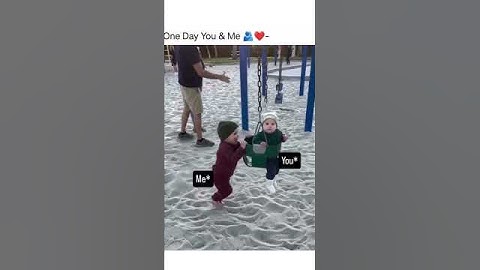 One day you and me 💕☺️ #cutebaby