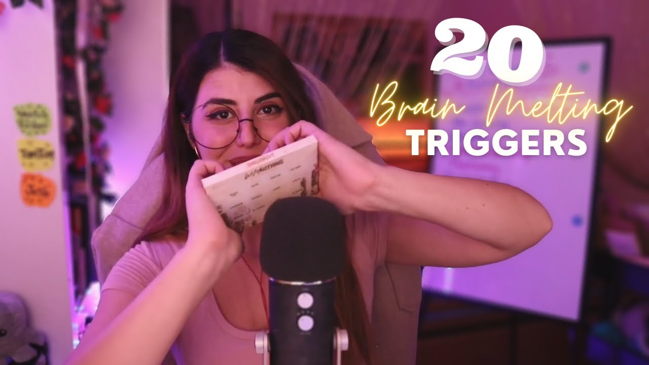 Asmr 20 ASMR 20 Triggers In 25 Minutes || Brain MELTING Tingles~ - YouTube