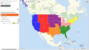 How to Create a Customized Territory Color Coded Map