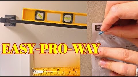 How to install towel bar / How to measure towel bar