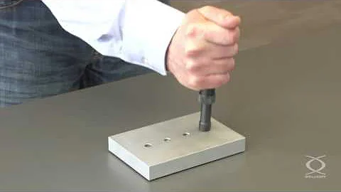 Mechanical tang break-off tool with spring tension type TB-M for HELICOIL® thread inserts