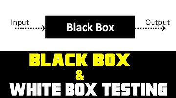 What is Black Box and White Box Testing ? Grey Box Testing ??