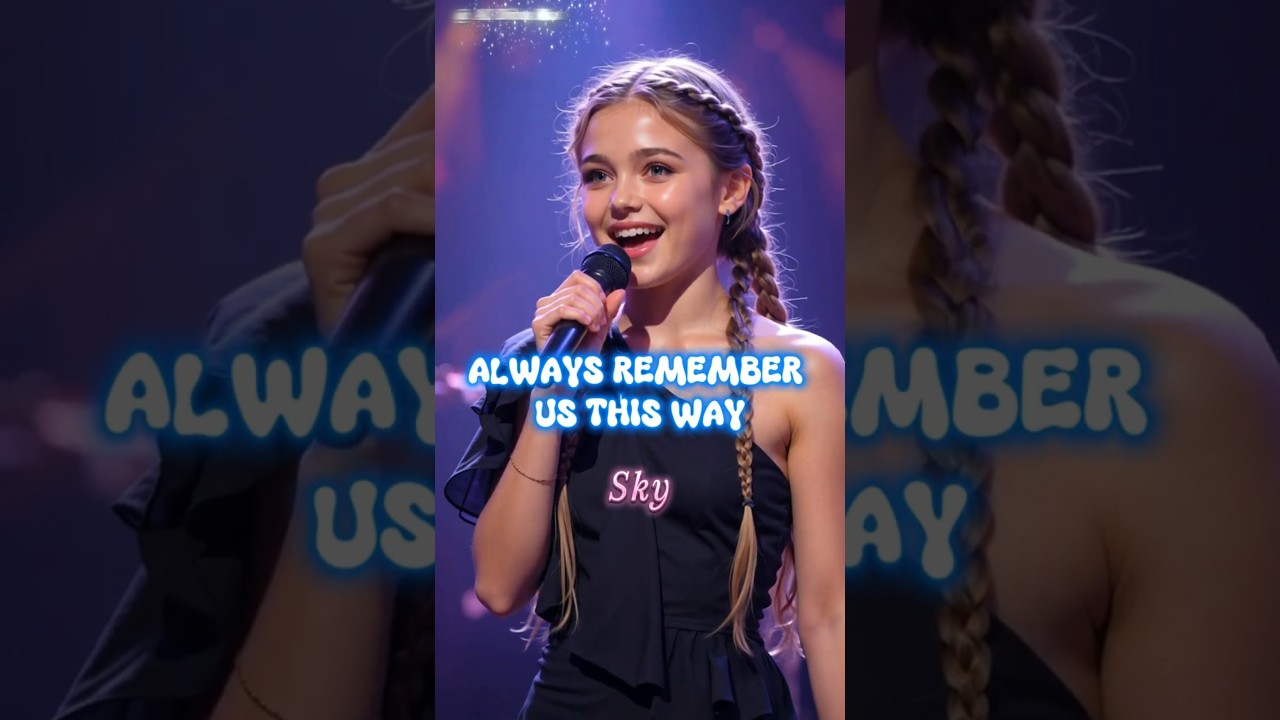 在 YouTube 上观看 Always Remember Us This Way - Shocked by A 10-YEAR-OLD Girl's Beautiful Voice #ATG #shorts #music