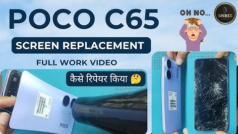 Poco C65 Screen Replacement | Disassembly | Frame Band Solution | #pococ65 #video #screenreplacement