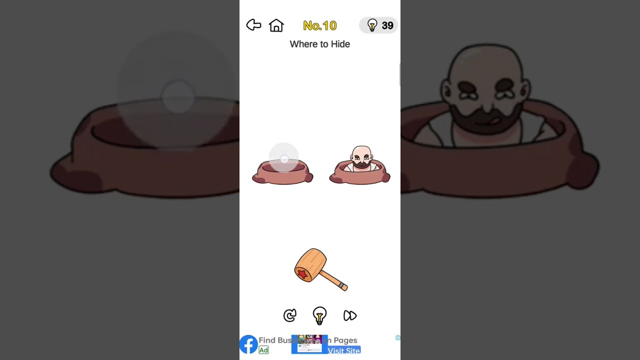 brain out level 10/Where to Hide?