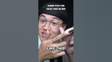 asmr but you are blind and deaf #asmr