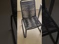 Armen Living Shasta  Outdoor Patio Metal and Rope Stackable Dining Chair Set of 2 |QUICK OVERVIEW|