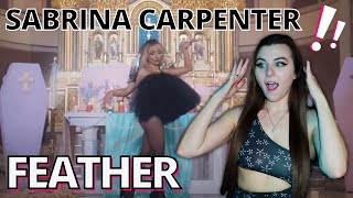 SHE K****ED THEM ALL!!! | Reaction to Sabrina Carpenter - Feather (Official Music Video)