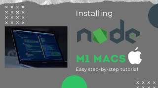 How to install Node in m1 Macbooks?