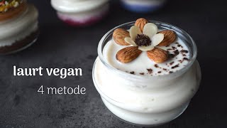 Iaurt Vegan | 4 metode ■ Vegan yogurt | 4 methods