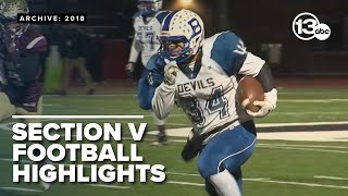 2018 Section V football highlights