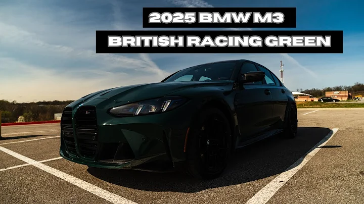 BRITISH RACING GREEN BEAUTY! 2025 BMW M3 Competition xDrive Walkaround & First Impressions!