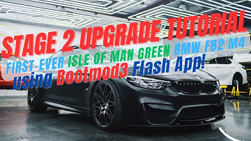 Stage 2 Upgrade Tutorial: First-Ever Isle of Man Green BMW F82 M4 using Bootmod3 Flash App!