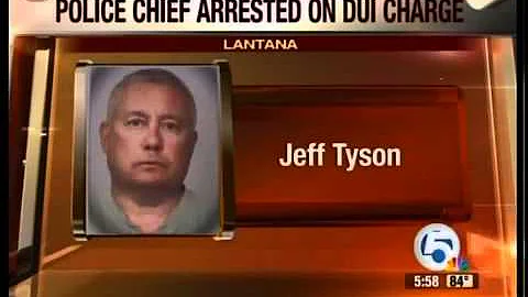Lantana Police Chief Jeff Tyson arrested on DUI ch...