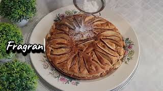 Delicate apple pie in 5 minutes