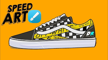 [ SPEED ART ] VECTOR VANS OFF WHITE || INFINITE DESIGN