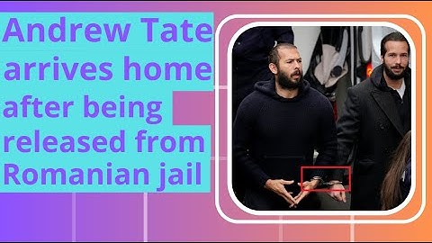 Andrew Tate arrives home | his detention with house arrest