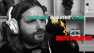 Gronkh bekommt seine ersten Donations im Livestream