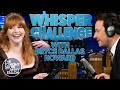 Whisper Challenge with Bryce Dallas Howard | The Tonight Show Starring Jimmy Fallon