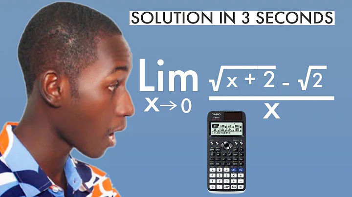 LIMITS CALCULATOR TECHNIQUE/TRICK USING CASIO FX-991 EX CLASSWIZ: Solve Fast (In Seconds)